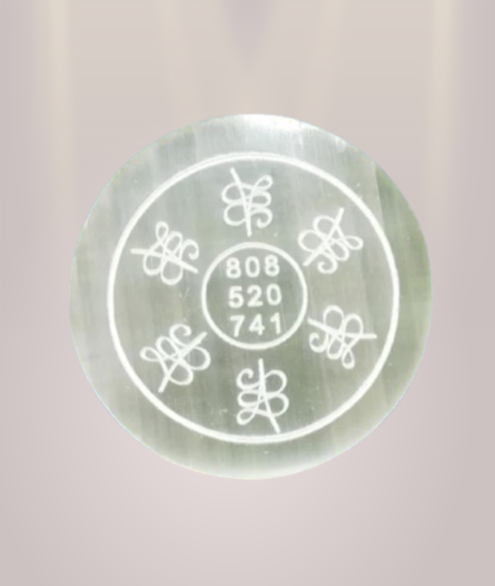 Selenite Money Crystal Plate